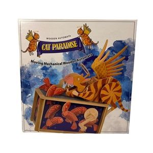Clockwork Dreams Model Wooden Mechanical Automata Cat Paradise MODel SHOP NEW